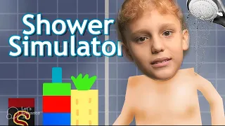 PRIMEIRA VEZ JOGANDO SHOWER SIMULATOR | Simulador de banho