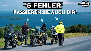 The 5 biggest mistakes on motorcycle trips - And their solutions!