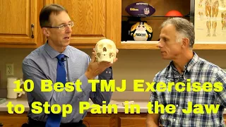 10 Best TMJ Exercises to Stop Pain in Your Jaw. (Temporomandibular Joint Disorder)
