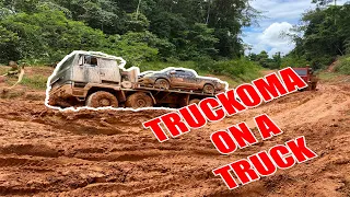 TRUCKOMA on a Truck Back! - Puruni Road Guyana.