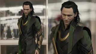 Queen studios marvel loki 1/4 scale statue in hand images