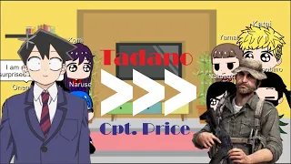 Komi can't communicate react to Tadano as Cpt. Price