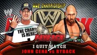 WWE Payback 2013 John cena vs Ryback (WWE Championship) Full Match HD