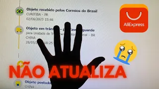 OBJETO RECEBIDO PELOS CORREIOS DO BRASIL - NÃO ATUALIZA - Solução! #aliexpress #correios