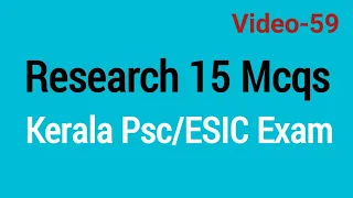 Nursing Research Multiple Choice Questions and Answers/ESIC/Kerala PSC/NURSE QUEEN