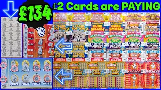 £134 OF SCRATCH CARDS FROM THE NATIONAL LOTTERY 🎉🎉 £2 CARDS ARE PAYING 🎉🎉 #scratchcards #scratchoffs