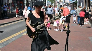 [4K] May 2022,The Best Guitarist Of All Time Romain Axisa (The Big Push Band ) Brighton Bond St, UK