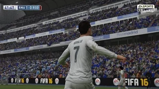 Cristiano Ronaldo vs Real Sociedad (Home) 30/12/2015 - FIFA 16 REMAKE - by Pirelli7