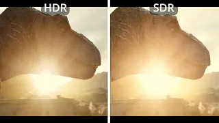 Jurassic World Blu-ray vs 4K Blu-ray Comparison (SDR version)