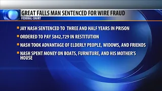 Great Falls man sentenced in fraud and money laundering scheme