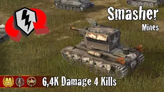 Smasher  |  6,4K Damage 4 Kills  |  WoT Blitz Replays