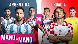 ARGENTINA X CROÁCIA: QUEM TEM A MELHOR SELEÇÃO NA SEMIFINAL DA COPA DO MUNDO? - MANO A MANO