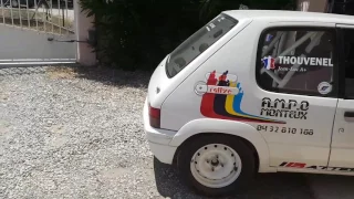 1ers tours de roues 205 Rallye grA