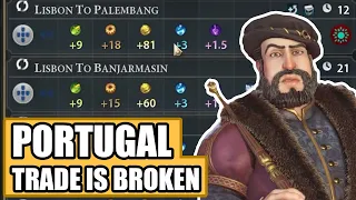 Portugal's Trade Routes are INSANE - Civ 6 Portugal Gameplay