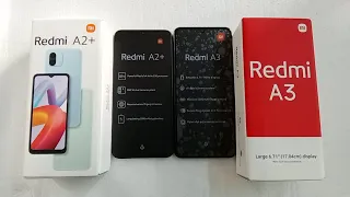 Xiaomi REDMI A2 plus vs Xiaomi Redmi A3 : speed test