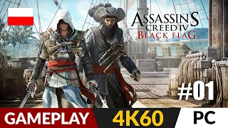Assassin's Creed: Black Flag PL ☠️ #1 (odc.1) ⛵️ Asasyn i piraci na PC | AC4 Gameplay po polsku 4K