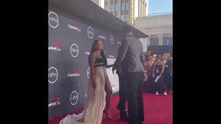 Steph curry and klay Thompson moment at espys award.