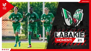 25. kārta: FK Tukums 2000/Telms 2:1 FK Liepāja (Labākie momenti)