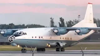 CAVOK Air Antonov An-12 (AN12) landing in Montreal- Mirabel (YMX/CYMX)