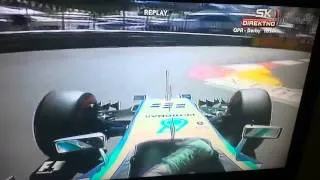 Nico Rosberg pole position lap Monaco 2014