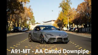 2023 GR Supra A91-MT - AA Catted Downpipe