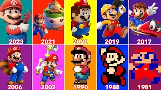 We Made all the Mario Games: Evolution Game, Movie and LEGO (1981~2023)