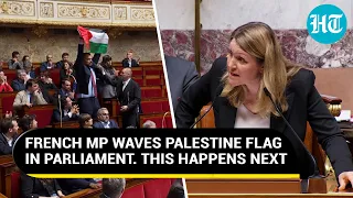 Amid Anti-Israel Protests, French MP Raises Palestinian Flag Inside Parliament, Suspended | Watch