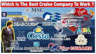 Which is the BEST Cruise Company to work with ?