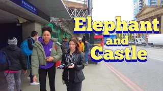 London Walk | Elephant and Castle Walking Tour 🇬🇧