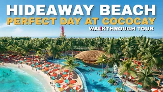 Hideaway Beach | Full Walkthrough Tour & Review | Perfect Day Coco Cay | 4K
