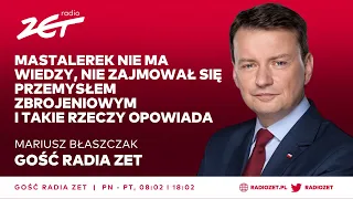 Błaszczak: Mastalerek nie ma wiedzy,nie zajmował się przemysłem zbrojeniowym i takie rzeczy opowiada