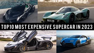 Top 10 Most Expensive Supercar In 2023