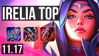 IRELIA vs VLADIMIR (TOP) | Quadra, 7 solo kills, Legendary, 12/2/2 | EUW Challenger | v11.17