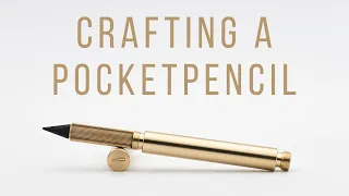 MAKING OF A BRASS PENCIL (#asmr, relaxing)  -  JOURNAL OF A PENMAKER  -  POCKETPENCIL by ELBWOOD