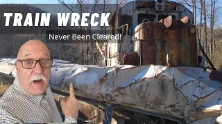 Abandoned Movie Set - Train Wreck