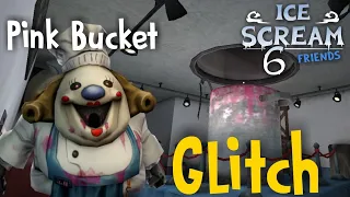 How To Get On Pink Bucket On Ice Scream 6 Glitch