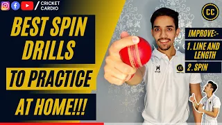 Best Spin Drills to Practice at Home in Lockdown || Learn Off Spin and Leg Spin Bowling