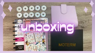 💌 UNBOXING HAPPY PLANNER SALE || MOTERM UNBOXING|| NEW CASH ENVELOPE BINDER 💜💜💜