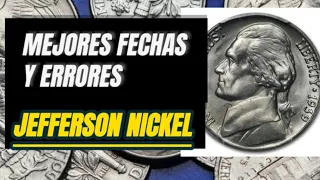 Mejores Fechas y Errores Jefferson Nickel. #coin #education #collection #history #centavos #monedas