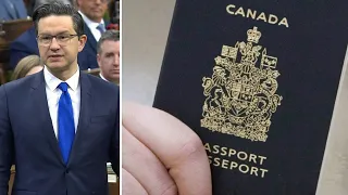 Poilievre slams PM for 'out-of-touch' passport changes by 'erasing' veteran, Terry Fox images