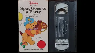 Disney presents Spot Goes to a Party (1994 VHS)