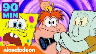 SpongeBob | 90 MINUT NAJLEPSZYCH momentów SpongeBoba | Sezon 10 | Nickelodeon Polska