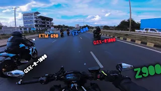 Z1000 Hunts Down Lighting Fast Bikers From Garden City Mall to Kenol,Thika Part 1