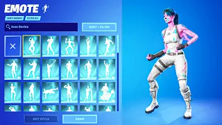 ALL FORTNITE ICON SERIES AND NEW TIKTOK EMOTES! #1