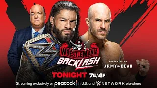 Roman Reigns VS Cesaro Wrestlemania Backlash Universal championship Full Match