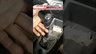 renault kwid reverse gear engage method