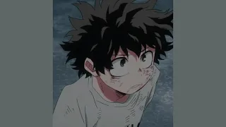 Your dorm is next to Midoriya's and he fell asleep playing music (late night playlist)