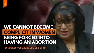 Baroness Verma shares concerns about sex-selective abortions in the UK