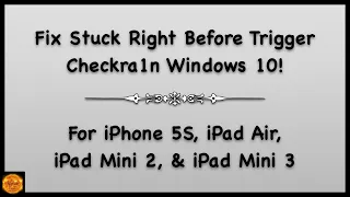 How to Fix Checkra1n Stuck on Right Before Trigger on iPhone 5S!