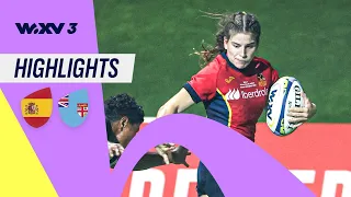 Thrilling finish as Spain hold on against Fiji | Spain v Fiji | WXV3 Highlights